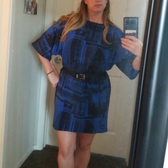 Lucy x3 Lightweight Relaxed Fit Shift Tunic Dress Dresses - Picture 3 of 12